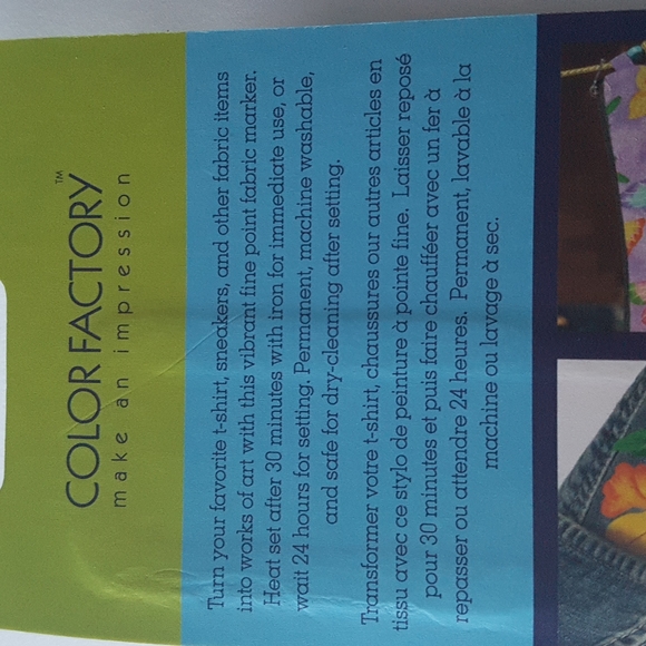 Permanent Fabric Paint Marker (Neon Green) - Picture 5 of 10